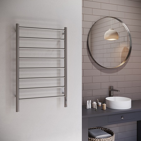 Аврора П8 500х850 Электро Полотенцесушитель TERMINUS Оружейная сталь Тверь - фото 3