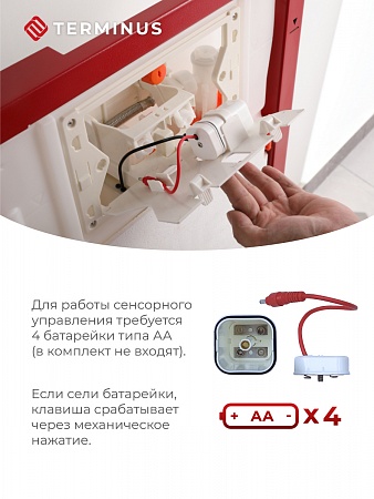 Сенсорная система инсталляции для подвесного унитаза 500х1125 (3 в 1) Terminus Тверь - фото 3